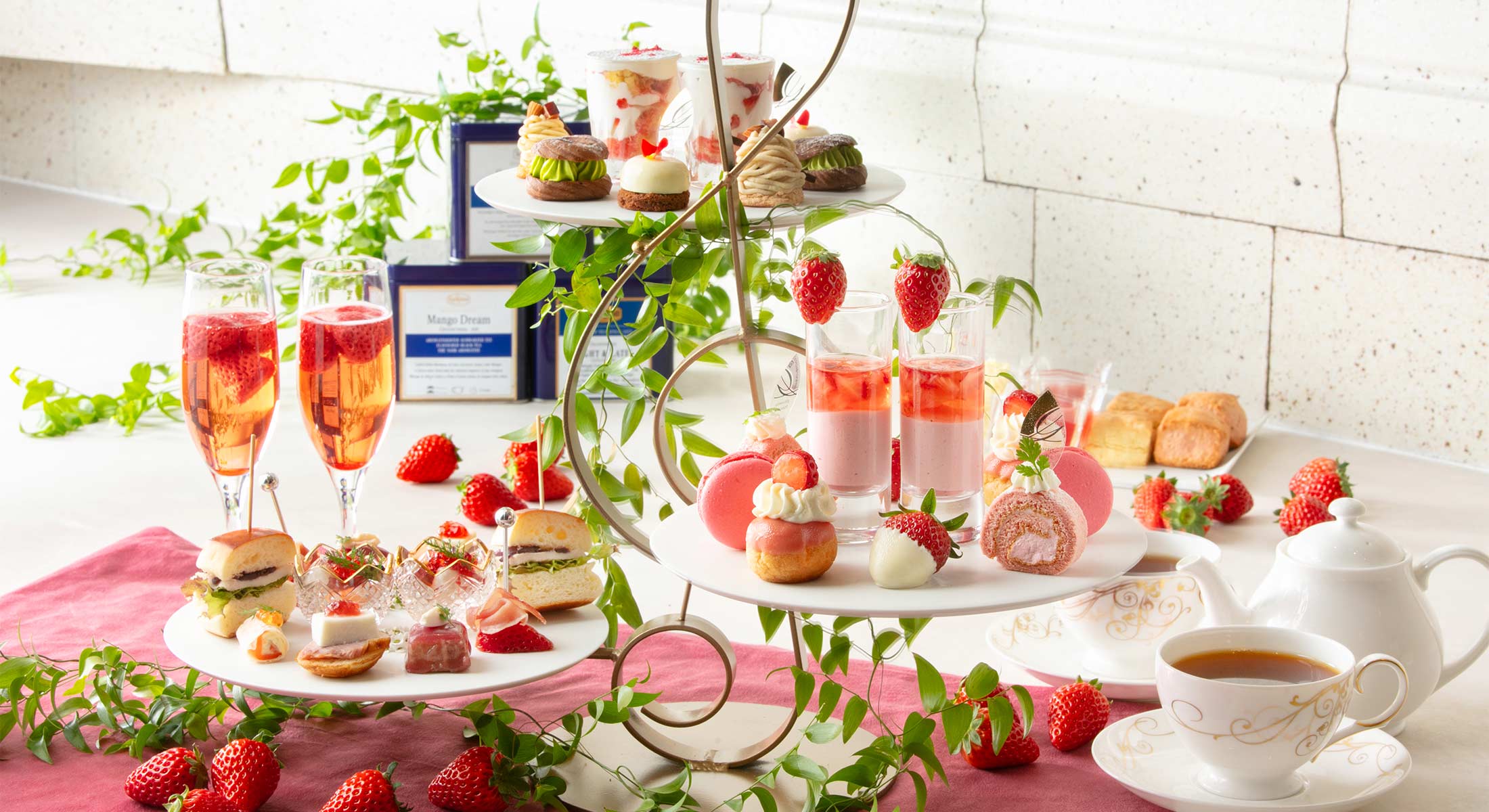Afternoon Tea LIVING - テディベア/KUNIKA Afternoon Tea LIVING Swissôtel Nankai Osaka - [The Lounge] - Summer Afternoon Tea
